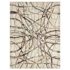 Petra Multi-Colored 8 ft. 5 in. x 12 ft. Travertine Earth Area Rug