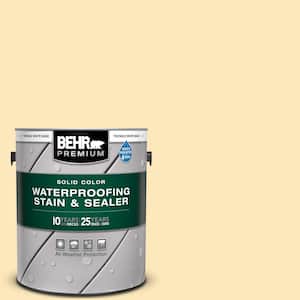 1 gal. #P270-2 September Morning Solid Color Waterproofing Exterior Wood Stain and Sealer