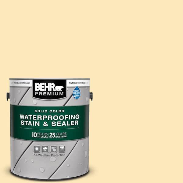 BEHR PREMIUM 1 gal. #P270-2 September Morning Solid Color Waterproofing Exterior Wood Stain and Sealer