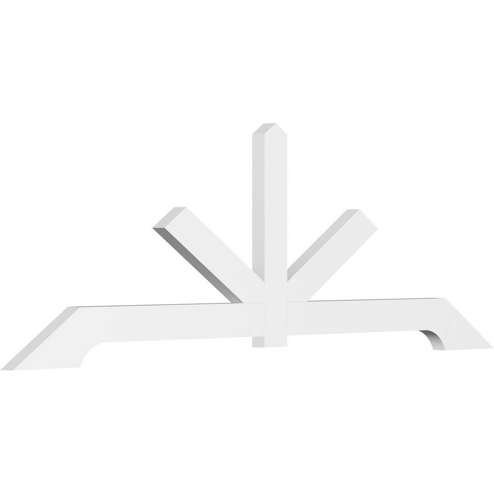 84 in. W x 28 in. H x 2 in. D x 4 in. F, 8/12 Pitch, Vanguard Signature Urethane Gable Bracket, Primed Tan price history on PriceWatchPro