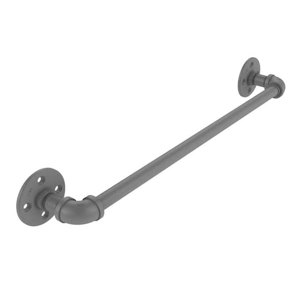 Allied Brass Pipeline Collection 30-in Wall Mounted Towel Shelf in Matte White