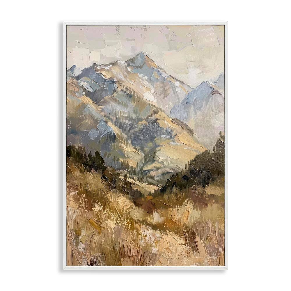 Rugged Valley View by Petal Prints Design White Framed Nature Giclee Art Print 24 in. x 16 in. price history on PriceWatchPro