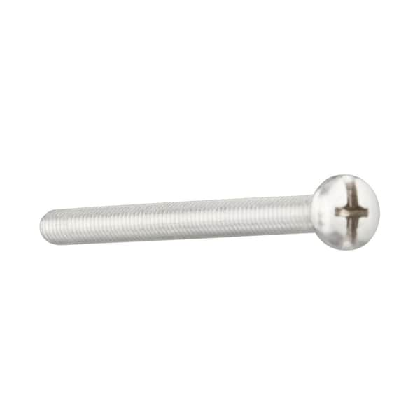 Everbilt #10-24 x 3 in. Combo Round Head Brass Machine Screw (2-Pack)  813731 - The Home Depot