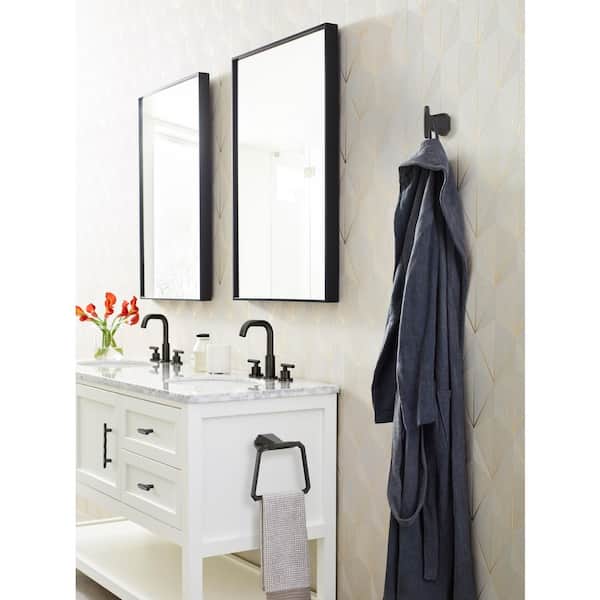St. Vincent Knob Single Robe Hook in Matte Black