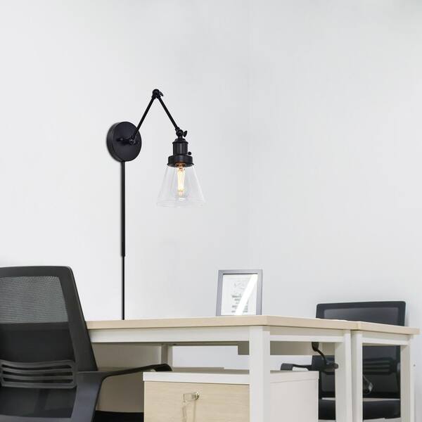 Reviews for Hampton Bay 24 in. Black LED Desk Lamp with Advanced Control  Features