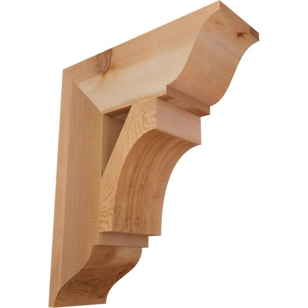 Ekena Millwork 5.5 in. x 22 in. x 18 in. Westlake Traditional Smooth Western Red Cedar Bracket