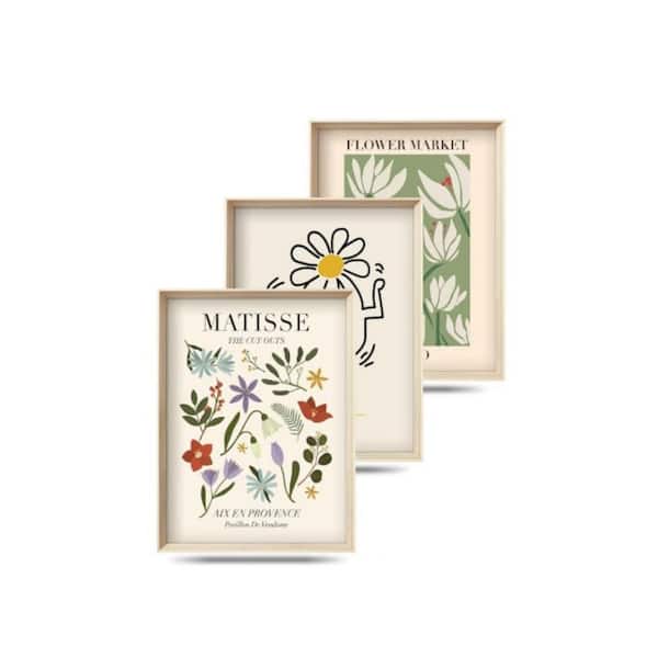 Matisse 3 Piece Framed Poster 16 in. x 12 in
