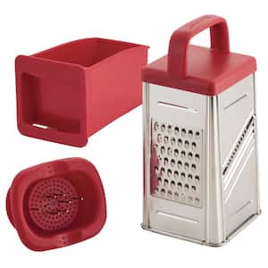 Red Tools and Gadgets Box Grater