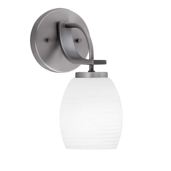 Unbranded Olympia 1-Light Graphite Wall Sconce