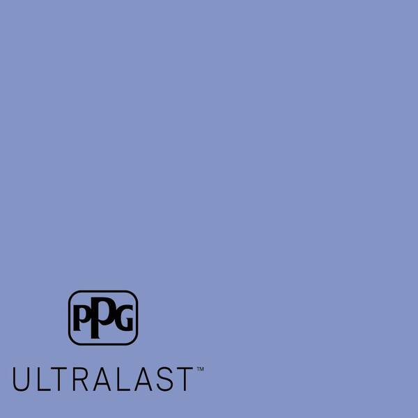 PPG UltraLast 1 qt. #PPG1245-5 Blue Hyacinth Matte Interior Paint and Primer