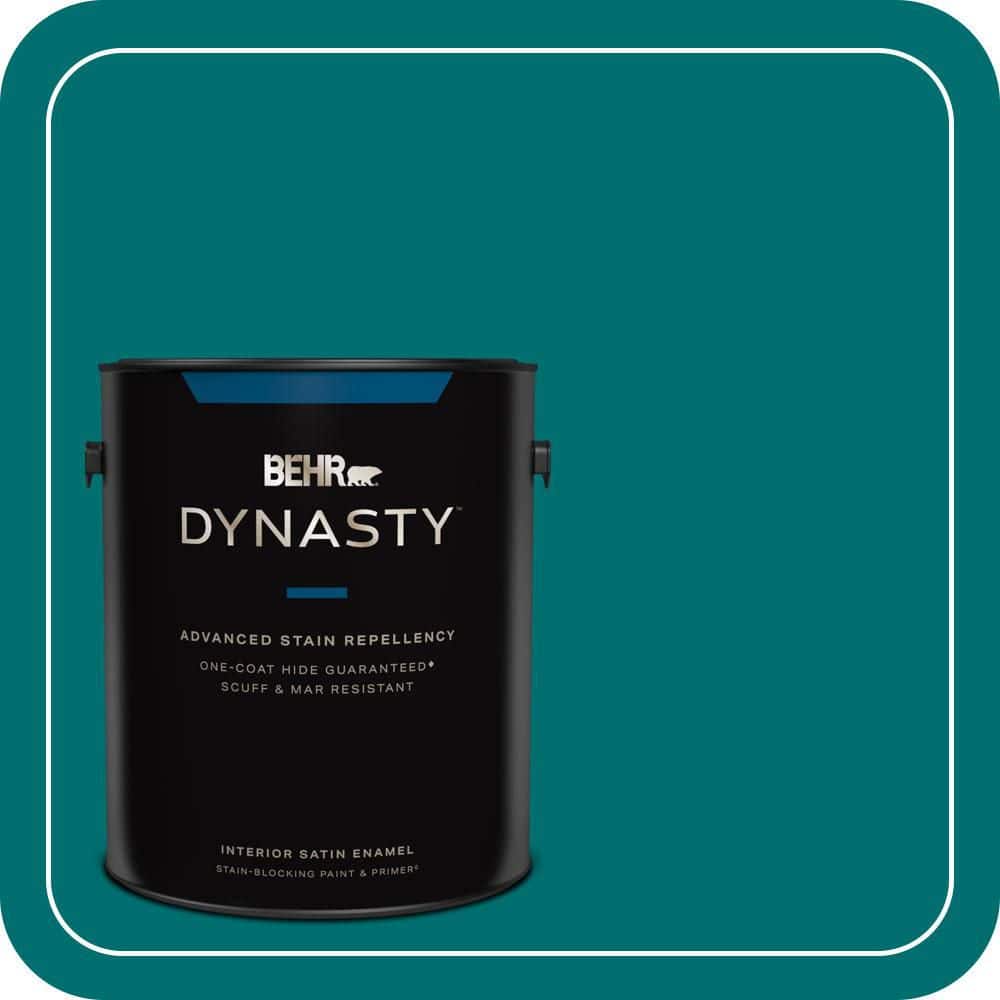 1 gal. #P460-7 Caribbean Current Satin Enamel Interior Stain-Blocking Paint and Primer price history on PriceWatchPro
