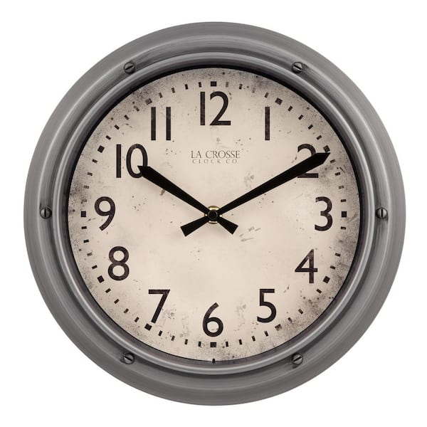 La Crosse Technology 12 in. Hudson Quartz Analog Wall Clock