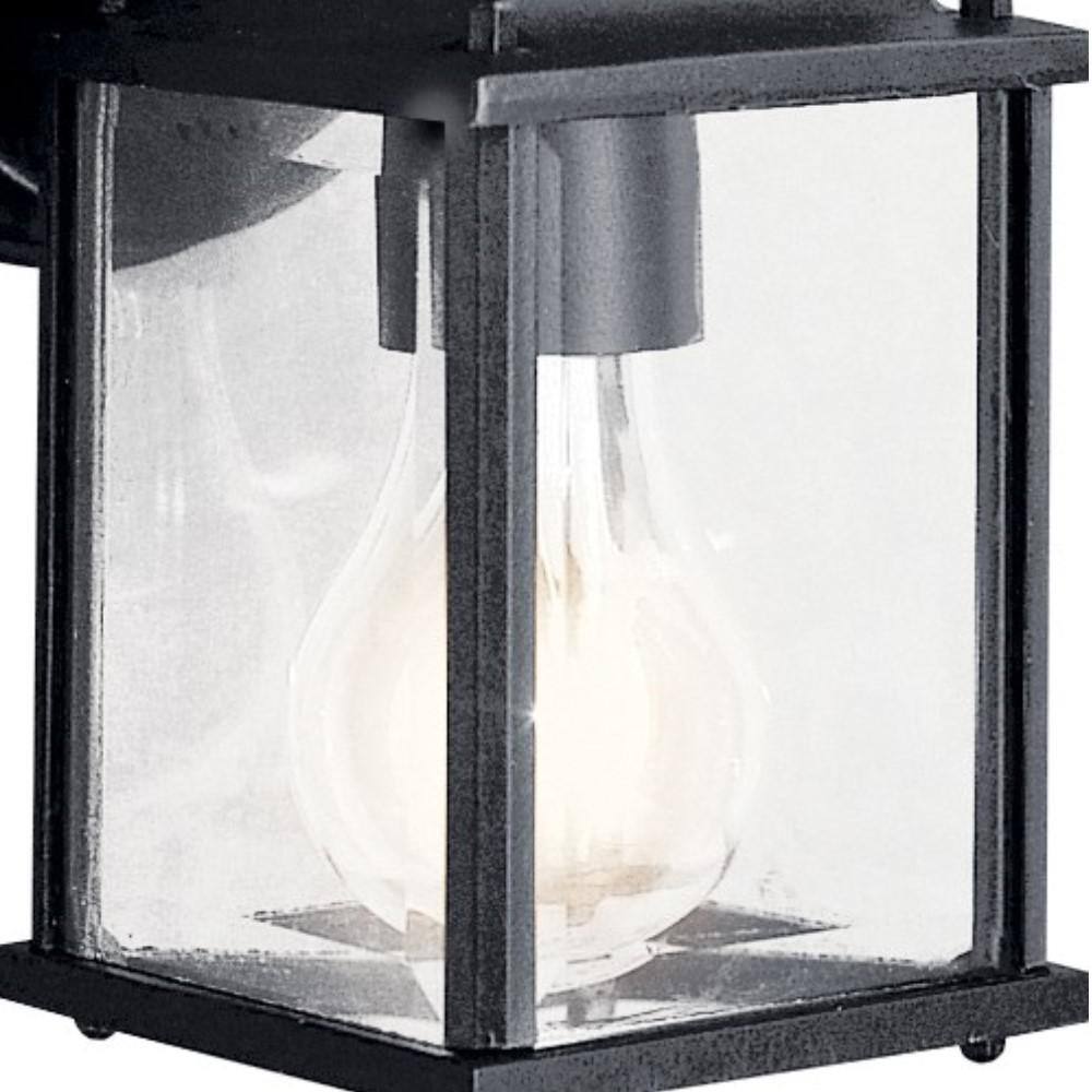 Black Dimmable LED Outdoor Wall Mount Light