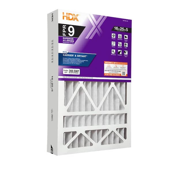 Home Depot 24 in. x 30 in. x 1 in. Standard Pleated Furnae Air Filter