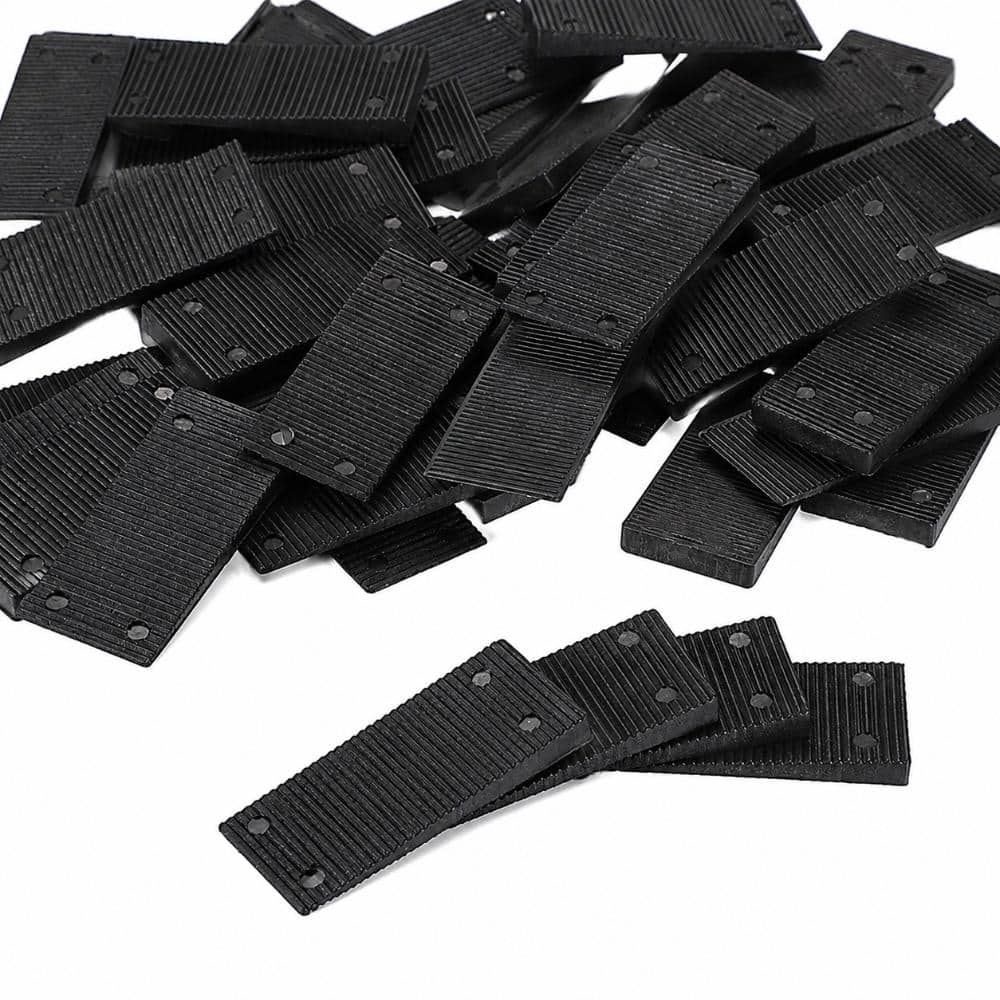 60 Pack Composite Plastic Shims 2.36 in Length Black Leveling Wedge Floor Door Window Furniture Shims price history on PriceWatchPro