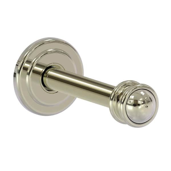 Carolina Collection 3.75 in. Retractable Wall Hook in Polished Nickel Closet Rod