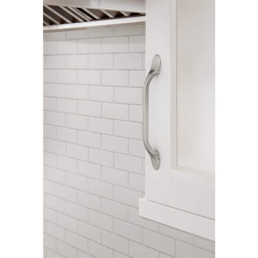 Ravino Satin Nickel Arch Cabinet Pull with Mounting Hardware