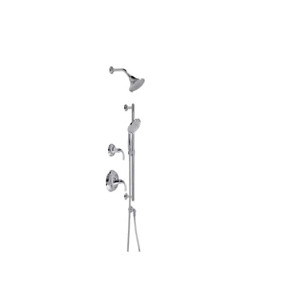 KOHLER Forte Rite-Temp 1-Handle Wall-Mount Tub and Shower Faucet