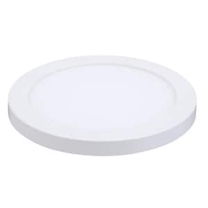 7 in. White Round Flat 3000K 4000K 5000K Dimmable LED Flush Mount Ceiling Light Closet Bathroom Hallway Lighting