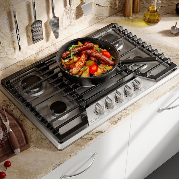 Empava 30 Built-In Gas Cooktop in Stainless Steel with