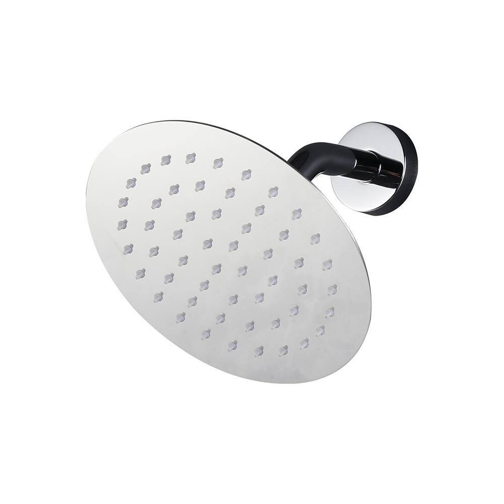 1-Spray Patterns with 1.8 GPM 8 in. Wall Mount Rain Fixed Shower Head in Chrome price history on PriceWatchPro