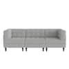 (1/8 boxes only)Kyanne Priyen 98 Wide Symmetrical Modular Corner Sectional
