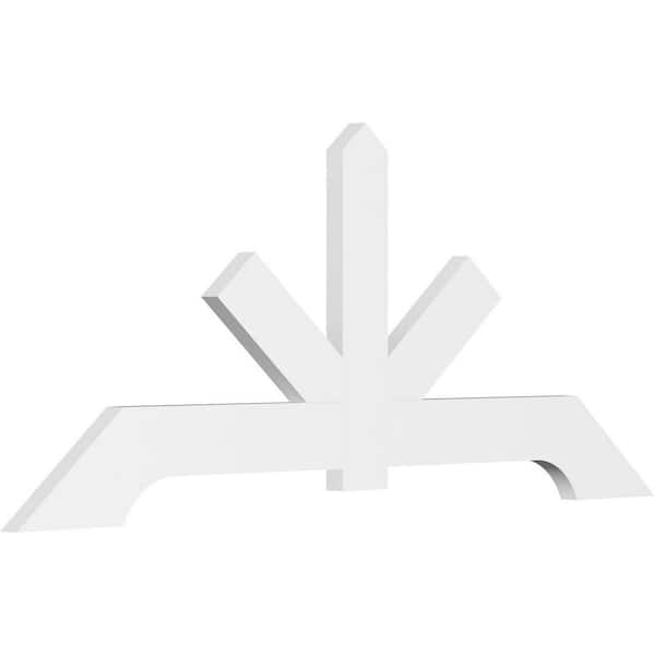 Ekena Millwork Vanguard 84 in. W x 35 in. H x 2 in. D Signature Polyurethane Bracket