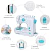 Advanced Crafting Sewing Machine, 12 Built-In Stitches Indigo Blue