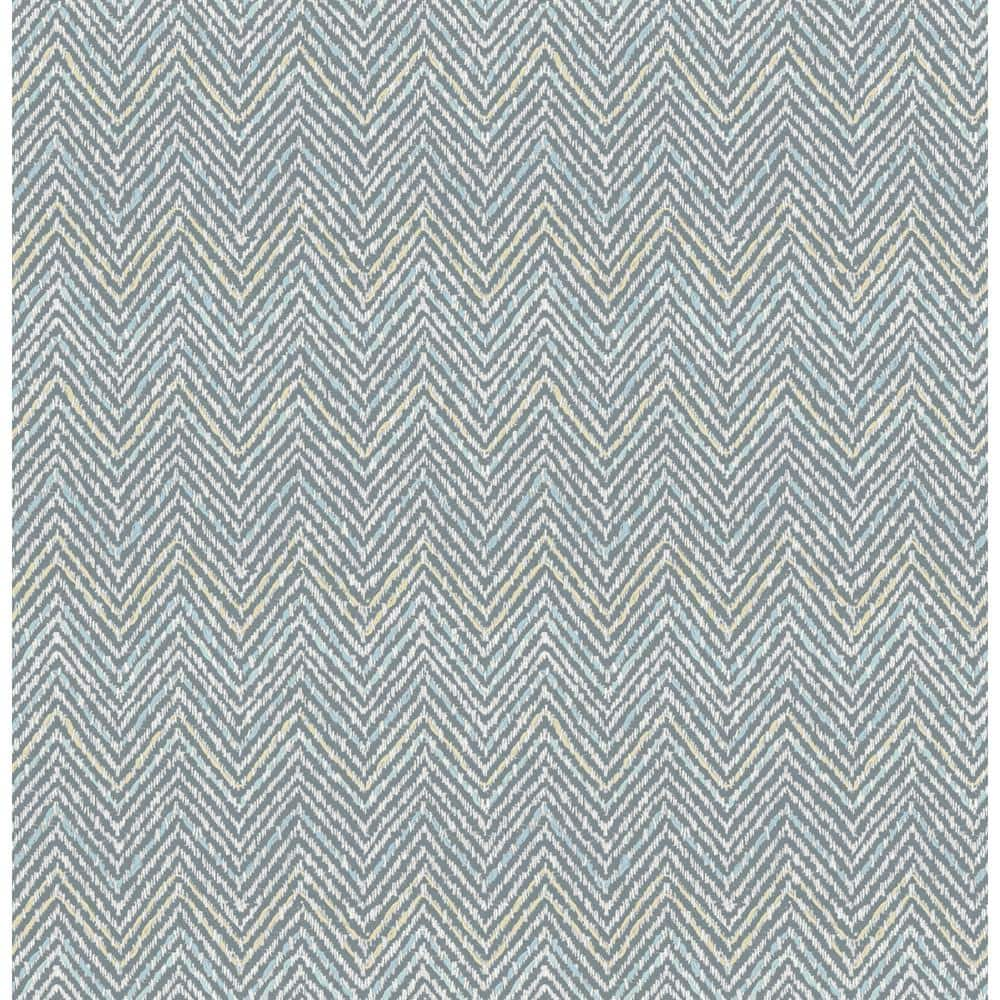 SCOTT LIVING Grey Blue Alden Peel and Stick Vinyl Wallpaper SLS4295 ...