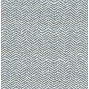 Grey Blue Alden Peel and Stick Vinyl Wallpaper Sample