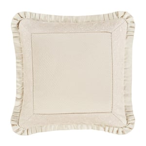 Valdez Alabaster Border Polyester Euro Sham 26 In. L X 26 In. W