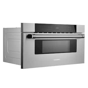 KitchenAid 1.2 cu. ft. Under-Counter Microwave Drawer in Stainless Steel  KMBD104GSS - The Home Depot