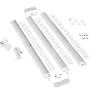 20 in. LED 6000K White Under Cabinet Lighting, Dimmable Hand Wave Activated (3-Pack)