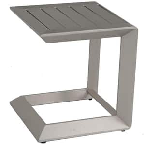 All Aluminum 17.7 Outdoor Coffee Table Fashionable And Versatile Appearance Suitable for Various Occasions