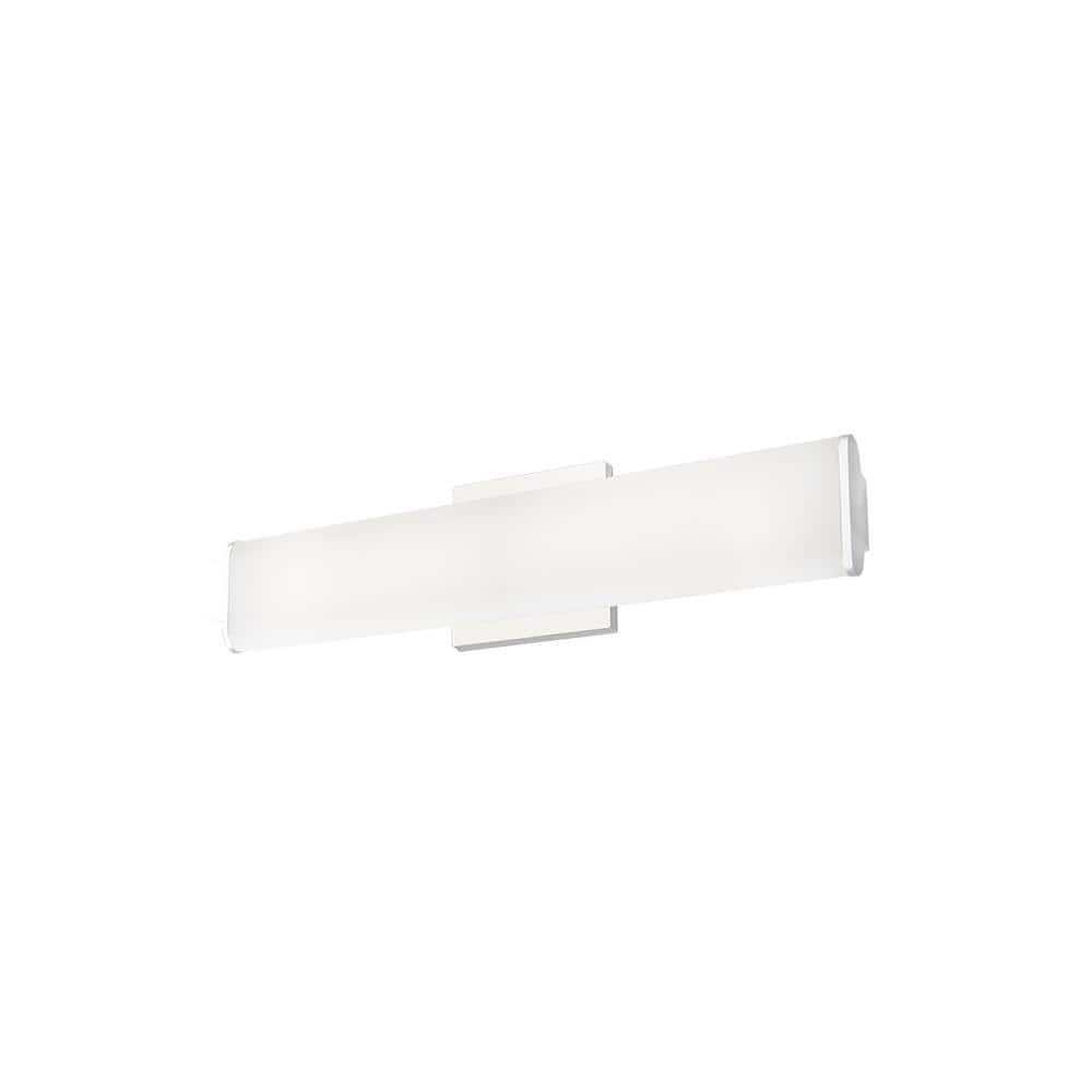 Sleek Chrome 20" LED Bath Bar with Dimmable Light
