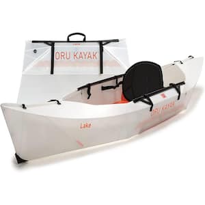 Oru Kayak Foldable Kayak Lake : Lightweight, Portable and Stable - Lake and River Kayaks. (White)