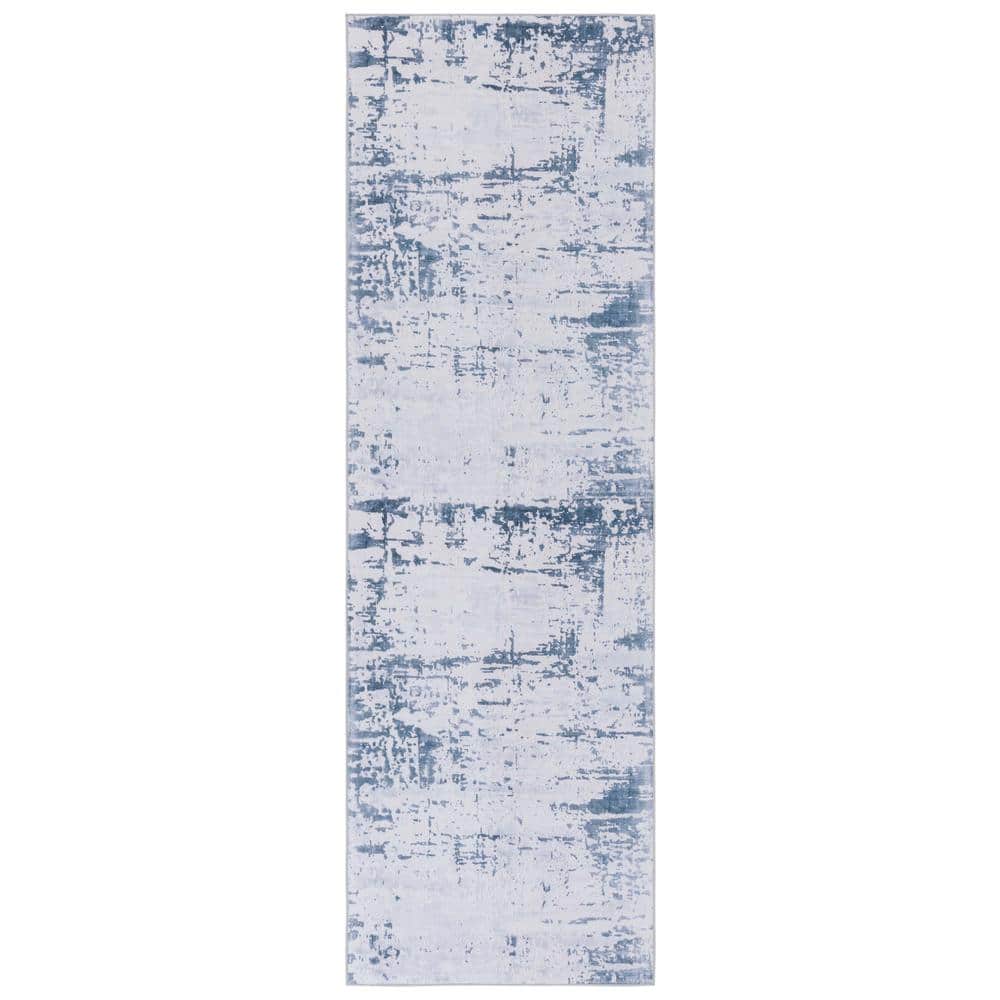 Tacoma Gray/Navy 3 ft. x 8 ft. Marble Runner Rug price history on PriceWatchPro