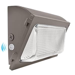 400-Watt Equivalent Integrated LED Brown Dusk to Dawn Wall Pack Light, 72W-120W Tunable, 16200LM, 3CCT, IP65, UL, DLC