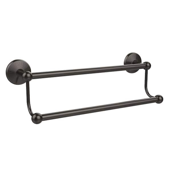 Allied Brass Prestige Monte Carlo Collection 24 in. Double Towel Bar in Oil Rubbed Bronze