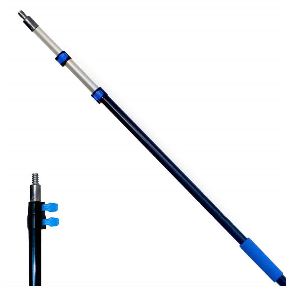 Better Boat Extension Pole Telescoping Pole Extension Rod Extendable Pole Telescopic Deck Brush Boat Hook Painters Pole 3/4 Universal End Painting