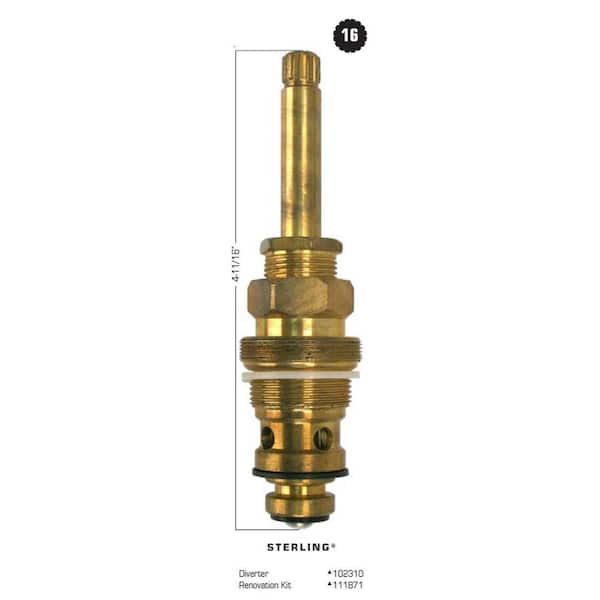 Lincoln Products Tub and Shower Rebuild Kit for Sterling Rockwell