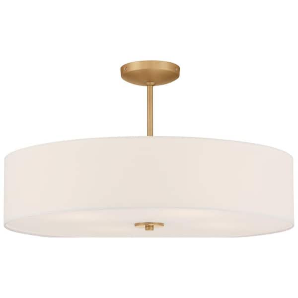 Access Lighting Integrated LED Antique Brushed Brass Pendant