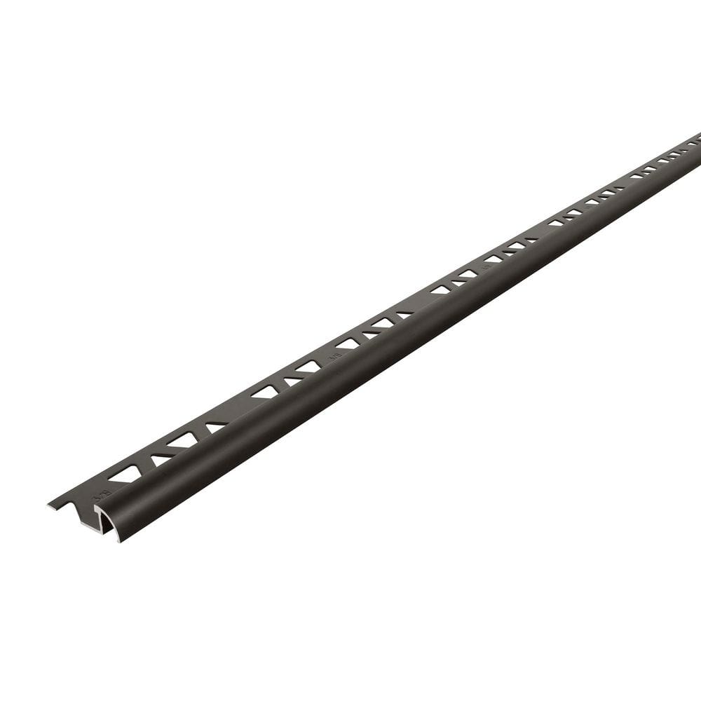Satin Antique Bronze 1.44 in. W x 96 in. L Aluminum 3/8 in. Bullnose Trim price history on PriceWatchPro