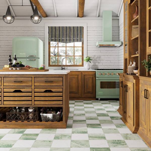 Marbilia Chess Jungle 17 in. x 17 in. Porcelain Floor and Wall Tile (14.77 sq. ft. /Case)
