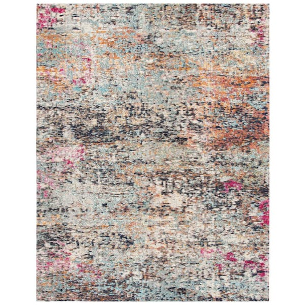 Madison Black/Gold 12 ft. x 18 ft. Abstract Gradient Area Rug
