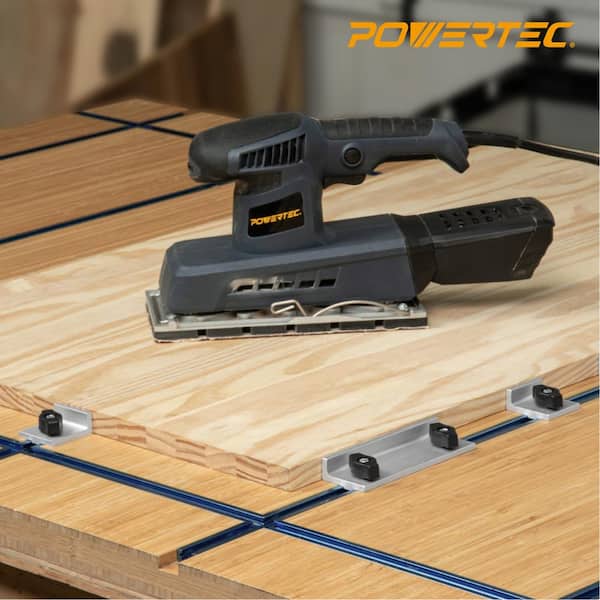 T-Track Stop Kit, 2-Long Stops, 2-Short Stops, 2-InLine Stops for T-Track Woodworking, Sanding, and Routing (6-Piece)