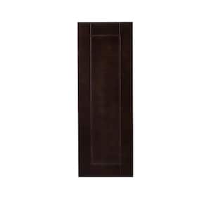 Anchester Assembled 9 in. x 42 in. x 12 in. Wall Cabinet with 1 Door 3 Shelves in Dark Espresso