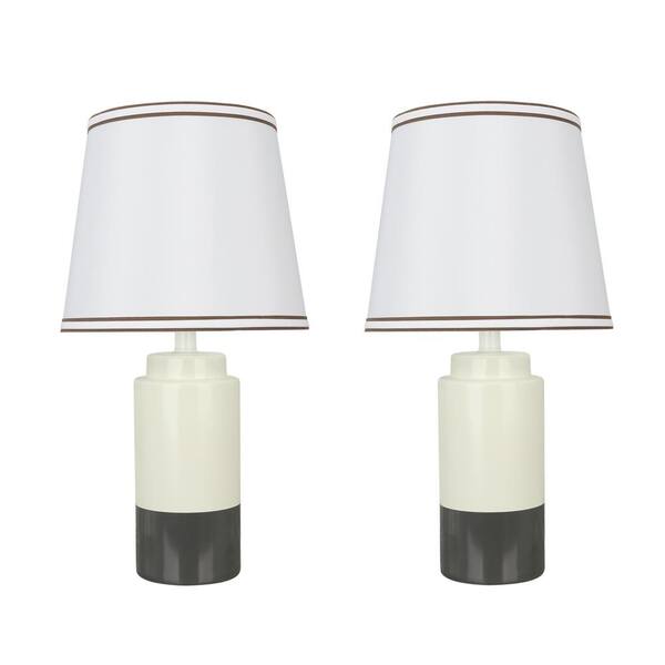 small grey table lamp shades