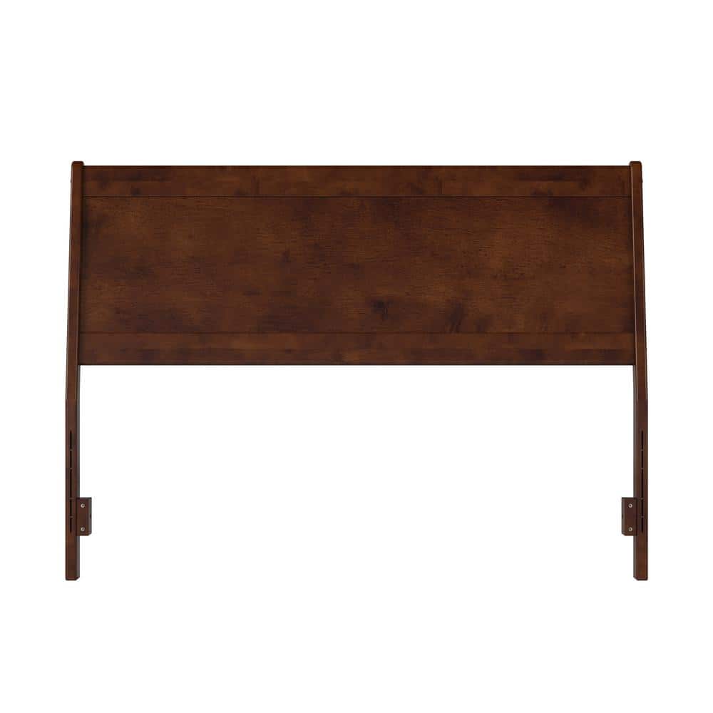 Casanova Queen Walnut Solid Wood Panel Headboard