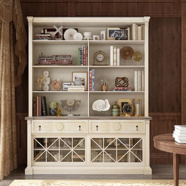 Have a question about FUFU&GAGA Brown Wood Rustic Style Accent Storage